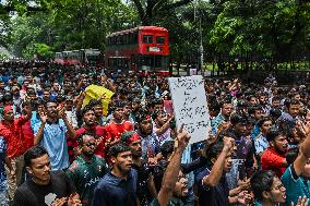 Student Protest For Abolished Quota System