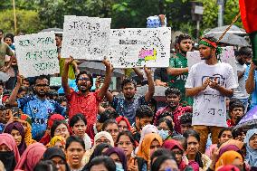 Student Protest For Abolished Quota System