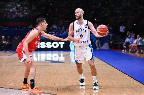 International Basketball match - Greece vs Egypt - FIBA Olympic Qualifying Tournaments
