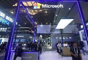Microsoft Stand at 2024 WAIC in Shanghai