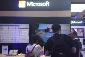 Microsoft Stand at 2024 WAIC in Shanghai
