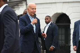 U.S. President Joe Biden Delivers Unscripted Remarks At Independence Day Celebration At The White House