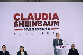 President-Elect Sheinbaum Presents The Third Part Of The Cabine - Mexico