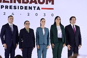 President-Elect Sheinbaum Presents The Third Part Of The Cabine - Mexico
