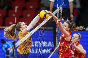 (SP)PHILIPPINES-MANILA-VOLLEYBALL-FIVB WOMEN'S CHALLENGER CUP 2024-BELGIUM VS SWEDEN