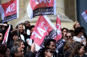 awyers Demonstrate Against The Far Right - Paris