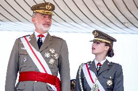 King Felipe And Princess Leonor At Military Ceremony - Spain