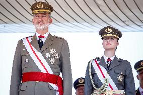 King Felipe And Princess Leonor At Military Ceremony - Spain