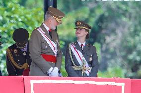 King Felipe And Princess Leonor At Military Ceremony - Spain