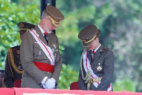 King Felipe And Princess Leonor At Military Ceremony - Spain