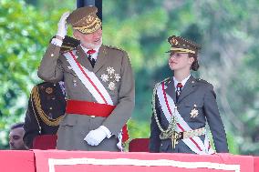 King Felipe And Princess Leonor At Military Ceremony - Spain