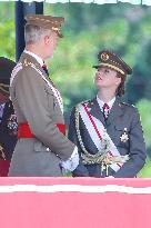 King Felipe And Princess Leonor At Military Ceremony - Spain