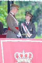 King Felipe And Princess Leonor At Military Ceremony - Spain