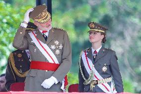 King Felipe And Princess Leonor At Military Ceremony - Spain