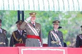 King Felipe And Princess Leonor At Military Ceremony - Spain