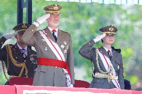 King Felipe And Princess Leonor At Military Ceremony - Spain