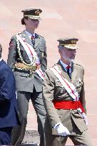 King Felipe And Princess Leonor At Military Ceremony - Spain