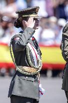 King Felipe And Princess Leonor At Military Ceremony - Spain