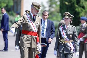 King Felipe And Princess Leonor At Military Ceremony - Spain