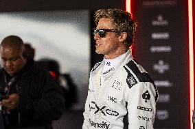 Brad Pitt At F1 British Grand Prix - UK