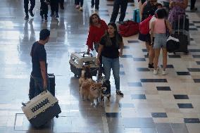 Mexico City International Airport Has Some Flight Delays Due To Hurricane Beryl