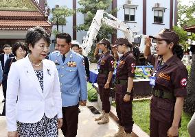 Japan Foreign Minister Kamikawa in Cambodia