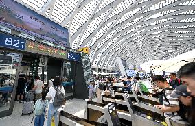 CHINA-TIANJIN-DAXING AIRPORT INTERCITY RAILWAY-SUMMER TRAVEL RUSH (CN)