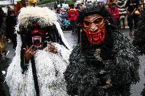 Asia Africa Festival Cultural Parade In Bandung Indonesia