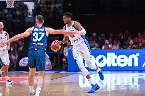 International Basketball match - Greece vs Slovenia - Semi Finals, FIBA Olympic Qualifying Tournaments