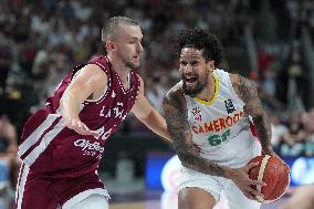 (SP)LATVIA-RIGA-FIBA OLYMPIC QUALIFYING TOURNAMENT-CMR VS LAT