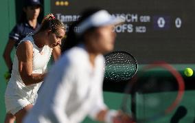 (SP)BRITAIN-LONDON-TENNIS-WIMBLEDON-WOMEN'S DOUBLES