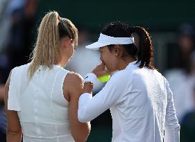 (SP)BRITAIN-LONDON-TENNIS-WIMBLEDON-WOMEN'S DOUBLES