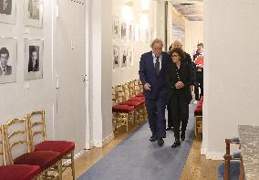 Oliver Stone Awarded At The Culture Ministry - Paris