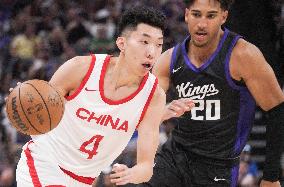 (SP)U.S.-SACRAMENTO-2024 CALIFORNIA CLASSIC NBA SUMMER LEAGUE-CHINA VS SACRAMENTO KINGS 1