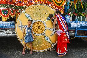 Rathayatra Festival Celebration In India.