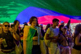 25° LGBTQIA+ March Pride In Lisbon, Portugal.