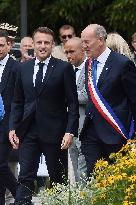 Emmanuel And Brigitte Macron Leaving Polling Station - Le Touquet