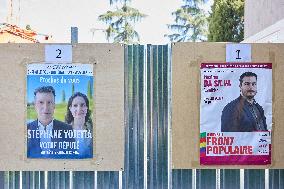 Spanish French Residents Vote At Madrid Highschool - Spain
