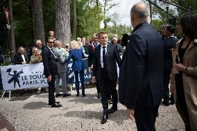 Emmanuel Macron And Brigitte Macron At The Polling Station - Le Touquet