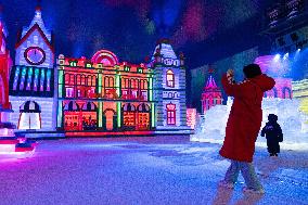 Ice And Snow Theme Park In Harbin