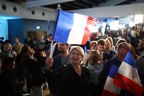 Rassemblement National Parliamentary Election 2nd round evening - Paris Rassemblement National Parliamentary Election 2nd round