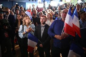 Rassemblement National Parliamentary Election 2nd round evening - Paris Rassemblement National Parliamentary Election 2nd round