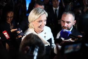 Rassemblement National Parliamentary Election 2nd round evening - Paris