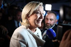 Rassemblement National Parliamentary Election 2nd round evening - Paris