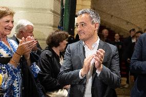 New elected MP Gerald Darmanin in Tourcoing