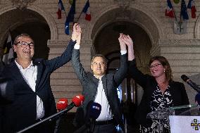 New elected MP Gerald Darmanin in Tourcoing