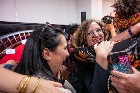 Election evening of the Ecologists after results of the 2nd round legislative elections in Paris