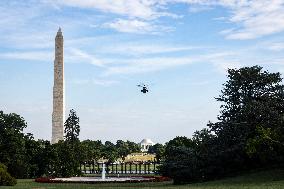 President Biden Returns to the White House after Campaign Events in Pennsylvania