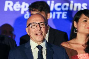 Titre Eric Ciotti after results of the 2nd round legislative elections in Nice