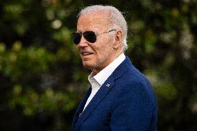 President Biden Returns to the White House after Campaign Events in Pennsylvania